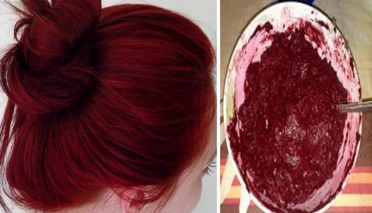 طريقة طبيعية لصبغ الشعر باللون الأحمر في المنزل