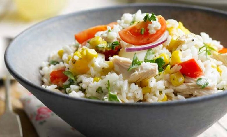 شهيوات لالة فاطمة … سلطة الأرز