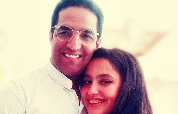 هشام الوالي لابنته بمناسبة عيد ميلادها” أحبك يا ملاكي…”